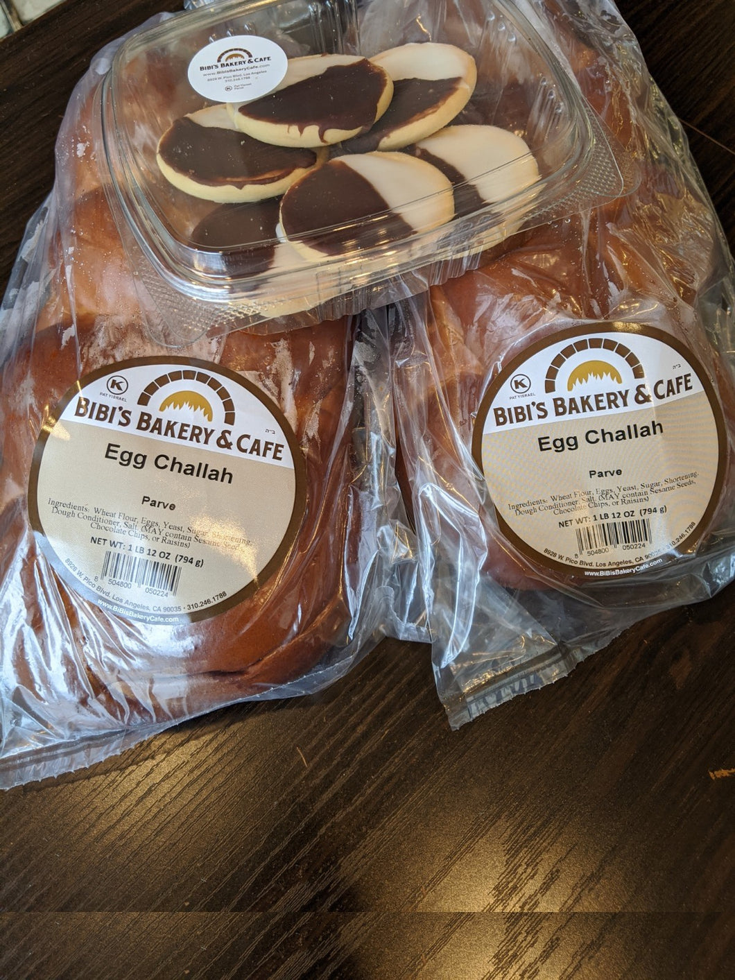 Large Egg Challah Shabbundle (2 large + cookies)