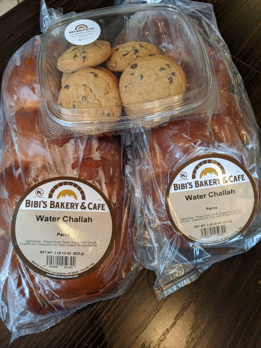 Large Water Challah Shabbundle (2 large + cookies)